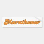 marathoner bumper sticker