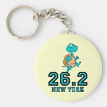 Maratón divertido de Nueva York Llavero Personalizado