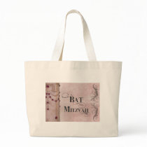 Marble design Bat Mitzvah Canvas Bags
