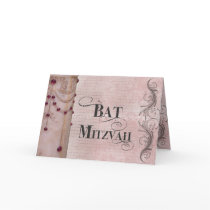 Marble design Bat Mitzvah - Customized Cards