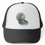 MARBLE IN COLOR PENCIL: REALISM ART TRUCKER HAT