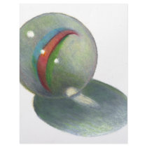 MARBLE IN COLOR PENCIL: REALISM ART CUSTOM LETTERHEAD