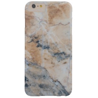 Marble in Light Beige And Gray Barely There iPhone 6 Plus Case