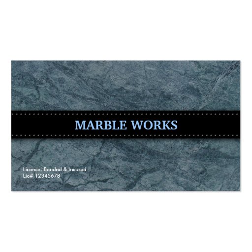 Marble Kitchen Remodeling Business cards
