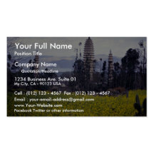 Marble pagoda, Dali, Yunnan, China Business Card Template