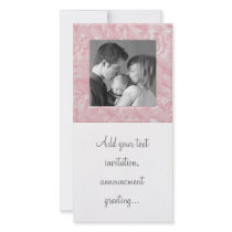 Marble Personalized Photo Card