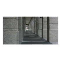 Marble pillers, Xinyi, Taipei, Taiwan Custom Photo Card