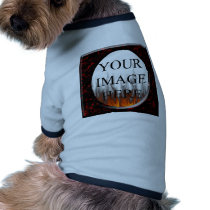 Marble Red Square with Fire Template pet clothing