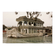 Marble Ship, Summer Palace, Beijing posters