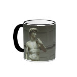 Marble Statue of David by Michelangelo mugs