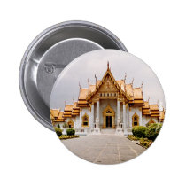 Marble Temple of Gold over Khmer Lion Button Tag at Zazzle