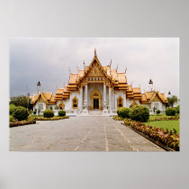 Marble Temple of Gold over Khmer Lion Poster at Zazzle