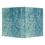 Marbled Blue 3 Ring Binders
