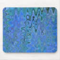 Marbled Blue Waters Mouse Pad mousepads