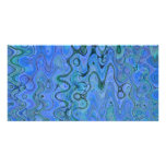 Marbled Blue Waters Picture Card