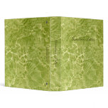 Marbled Green 3 Ring Binder