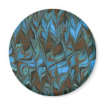 Marbled Round Magnet