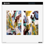 Marbled Swirl Painted Metal Photo Kindle Fire Skin skins