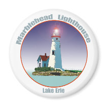 Marblehead Lighthouse Refrigerator Magnet