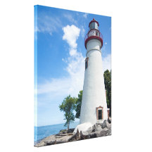 Marblehead Lighthouse Stretched Canvas Prints