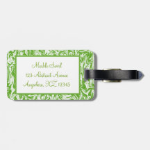 Marbleized Swirl Bag Tag