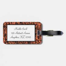 Marbleized Swirl Bag Tags