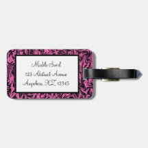 Marbleized Swirl Bag Tags
