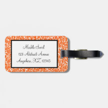 Marbleized Swirl Tag For Bags