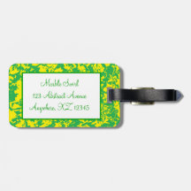 Marbleized Swirl Tag For Bags