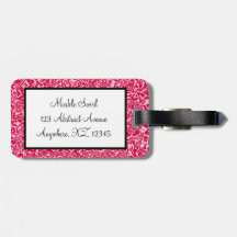 Marbleized Swirl Tag For Luggage
