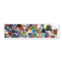 Marbles bumper stickers by Calenario Marbles bumper stickers