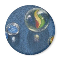 MARBLES IN COLOR PENCIL MAGNET