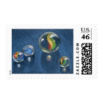 MARBLES IN COLOR PENCIL STAMPS
