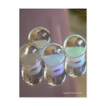 Marbles on Mirror postcards