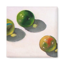 MARBLES THREE magnets by joyart MARBLES THREE magnets
