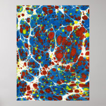 Marbling broken Marble Print