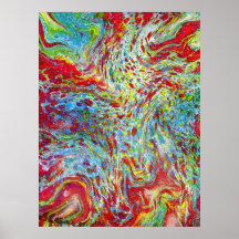 Marbling Master-bookbinder Poster