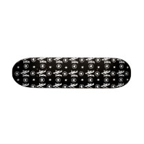 Marc Vachon MV Black Monogram Skateboard