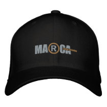 Marca Embroidery Cap Silver embroidered hats by MarcaLogo Marca Embroidery Cap Silver embroidered hats