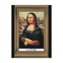 Marcel Duchamp LHOOQ Postcard