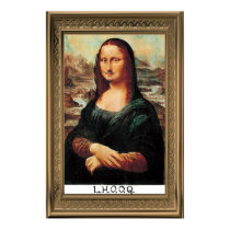 Marcel Duchamp LHOOQ Poster posters