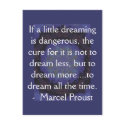 Marcel Proust quote about dreamers and dreaming postcards by spiritcircle Marcel Proust quote about dreamers and dreaming postcards