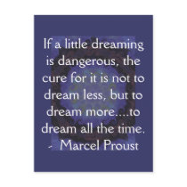 Marcel Proust quote about dreamers and dreaming postcards by spiritcircle Marcel Proust quote about dreamers and dreaming postcards