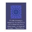 Marcel Proust quote about dreamers and dreaming postcards