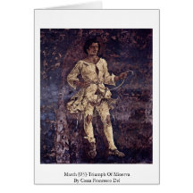 March [03]-Triumph Of Minerva Greeting Cards