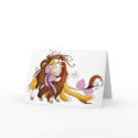March (blank greeting card