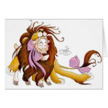March (blank greeting card