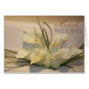 March Calla Lily Wedding Cake cards
