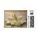 March Calla Lily Wedding Cake Postage - Customized postage
