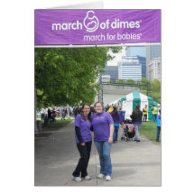 March for Babies 2012 Thank you card